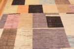 Texture of Eclectic Colorful Artistic Geometric Modern Area Rug 11739 by Nazmiyal Antique Rugs