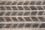 Texture of Geometric Zigzag Motif Modern Area Rug 11550 by Nazmiyal Antique Rugs