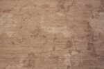 Texture of Handmade Modern Neutral Brown Pomegranate Design Wool Area Rug 11730 by Nazmiyal Antique Rugs
