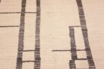Texture of Ivory Background Abstract Primitive Design Modern Area Rug 11727 by Nazmiyal Antique Rugs