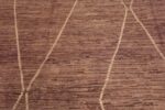 Texture of Large Brown Tribal Moroccan Style Contemporary Area Rug 11743 by Nazmiyal Antique Rugs