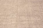 Texture of Large Neutral Minimalist Cream Color Modern Contemporary Area Rug 11779 by Nazmiyal Antique Rugs