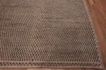 Texture of Extremely Versatile Large Size Geometric Checkerboard Patterned Contemporary Modern Rug 11819 by Nazmiyal Antique Rugs