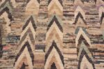 Texture of Large Size Geometric Chevron Design Modern Area Rug 11868 by Nazmiyal Antique Rugs