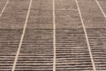 Texture of Magnificent Large Size Geometric Design Grey Color Modern Contemporary Area Rug 11836 by Nazmiyal Antique Rugs