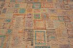 Texture of Beautifully Artistic Large Size Soft Jewel Tone Colors Mid Century Modern Influenced Geometric Design Modern Area Rug 11759 by Nazmiyal Antique Rugs