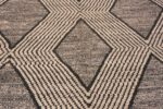 Texture of Luxurious Decorative Diamond Design Modern Large Area Rug 11738 by Nazmiyal Antique Rugs