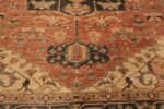 Texture of Rustic Classic Persian Heriz Design Modern Area Rug 11658 by Nazmiyal Antique Rugs