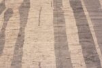 Texture of Large Tribal Square Shape Neutral Color Modern Contemporary Area Rug 11780 by Nazmiyal Antique Rugs
