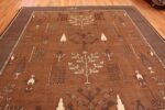 Top of Cypress Tree Garden Design Vintage Tribal Bakhtiari Area Rug 72510 by Nazmiyal Antique Rugs