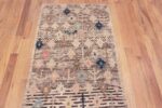 Top of Eclectic Tribal Geometric Modern Hallway Runner Rug 11133 by Nazmiyal Antique Rugs