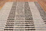 Top of Handmade Contemporary Geometric Design Modern Wool Pile Room Size Area Rug #11452 by Nazmiyal Antique Rugs