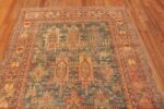 Top of Happy Jewel Tone Color Modern Tribal Geometric Caucasian Animal Design Contemporary Area Rug 11231 at Nazmiyal Antique Rugs