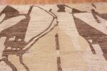 Top of Large Artistic Abstract Contemporary Earthy Tribal Modern Area Rug 11790 by Nazmiyal Antique Rugs