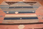 Top of Large Size Contemporary Flatweave Geometric Mid Century Modern Design Kilim Area Rug #11810 by Nazmiyal Antique Rugs
