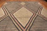 Top of Large Geometric Contemporary Area Rug 11695 by Nazmiyal Antique Rugs