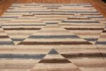 Top of Large Geometric Contemporary Modern Flatweave Kilim Rug 11753 by Nazmiyal Antique Rugs