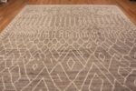 Top of Large Primitive Tribal Design Modern Area Rug 11714 by Nazmiyal Antique Rugs