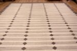 Top of Large Size Geometric Contemporary Vintage Mid-Century Modern Design Flatweave Kilim Rug 11813 by Nazmiyal Antique Rugs