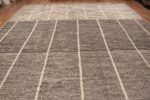 Top of Magnificent Large Size Geometric Design Grey Color Modern Contemporary Area Rug 11836 by Nazmiyal Antique Rugs