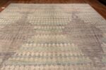 Top of Beautifully Fascinating And Decorative Large Size Tribal Geometric Design With Soft Pastel Colors Modern Area Rug 11725 by Nazmiyal Antique Rugs