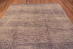 Top of Modern Contemporary Neutral Grey Geometric Minimalist Area Rug 11507 by Nazmiyal Antique Rugs