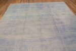 Top of Room-Size Abstract Gentle Tones Decorative Modern Area Rug 11648 by Nazmiyal Antique Rugs