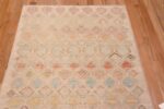 Top of Rustic Geometric Small Size Modern Contemporary Area Rug 11073 by Nazmiyal Antique Rugs