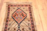 Top of Tribal Antique Camel Hair Persian Bakshaish Hallway Runner Rug 72566 by Nazmiyal Antique Rugs