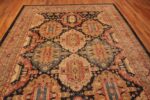 Top of Beautiful rustic tribal geometric Persian Heriz design modern room size area rug 11526 by Nazmiyal Antique Rugs