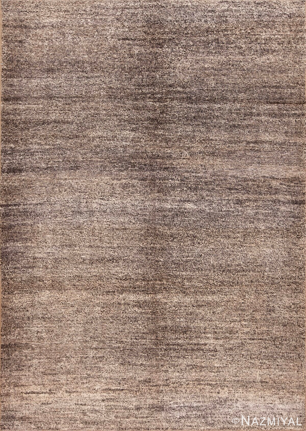 Abstract Pattern Salt and Pepper Color Modern Contemporary Area Rug 11274 by Nazmiyal Antique Rugs