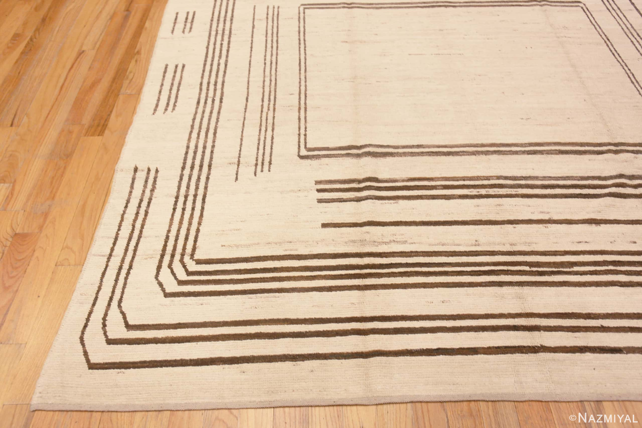 Geometric Square Design Modern Room Size Rug 11353 Nazmiyal