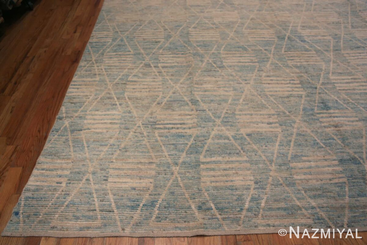 Amazing Large Washed Out Sky Blue Modern Area Rug 11757