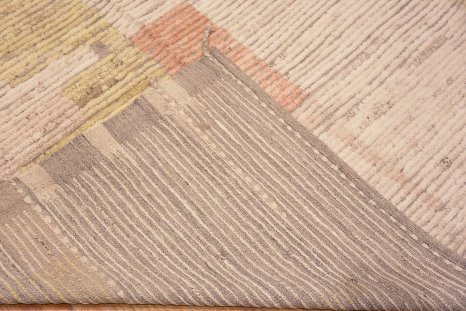 Asiatic Abstract Rug Beautiful Abstract Minimalist Modern Central Asian Rug 11713