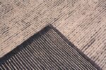 Weave of Beautifully Versatile Abstract Solid Cream Color Modern Wool Pile Room Size Area Rug 11696 by Nazmiyal Rugs