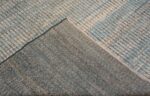 Weave of Blue Color Abstract Design Modern Room Size Contemporary Area Rug 11418 by Nazmiyal Antique Rugs