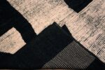 Weave of Bold Black and White Color Tribal Geometric Oversized Modern Rug 11846 by Nazmiyal Antique Rugs