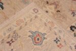 Weave of Contemporary Tribal Room Size Turkish Oushak Design Modern Area Rug 11443 by Nazmiyal Antique Rugs