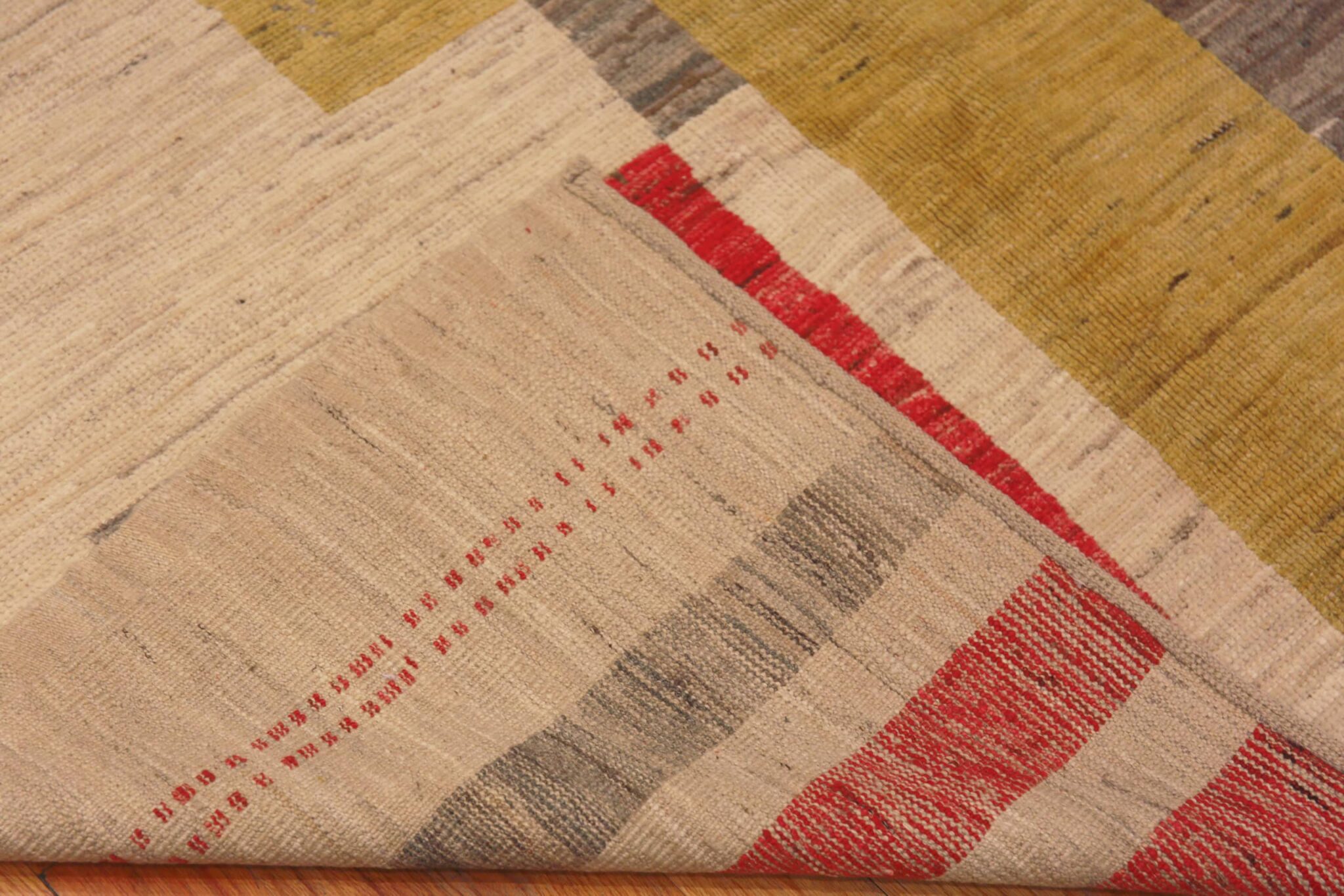 Art Deco Color Block Design Modern Rug 11258 Nazmiyal Rugs