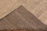Weave of Beautiful Soft Cream Color Modern Tribal Checkerboard Design Wool Pile Area Rug #11276 Nazmiyal Antique Rugs