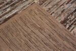 Weave of Beautifully Artistic Earthy Brown and Blue Color Abstract Contemporary Design Large Modern Room Size Area Rug 11699 by Nazmiyal Antique Rugs