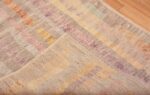 Weave of Grey Background Rustic Tribal Geometric Design Modern Hallway Runner Rug 11027 by Nazmiyal Antique Rugs