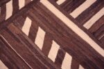 Weave of Large Brown Cream Geometric Flatwoven Modern Contemporary Kilim Area Rug 11812 by Nazmiyal Antique Rugs