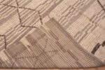 Weave of Large Size Geometric Tribal Diamond Pattern Neutral Color Modern Area Rug 11815 by Nazmiyal Antique Rugs