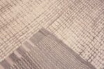 Weave of Large Neutral Minimalist Cream Color Modern Contemporary Area Rug 11779 by Nazmiyal Antique Rugs