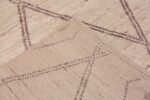 Weave of Large Size Contemporary Tribal Geometric Moroccan Berber Beni Ourain Design Modern Rug #11766 by Nazmiyal Rugs