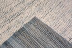 Weave of Decorative and Versatile Large Size Modern Solid Abstract Design Cream Color Wool Pile Area Rug 11744 by Nazmiyal Antique Rugs