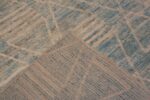 Weave of Large Washed Out Sky Blue Tribal Geometric Contemporary Modern Area Rug 11757 by Nazmiyal Antique Rugs