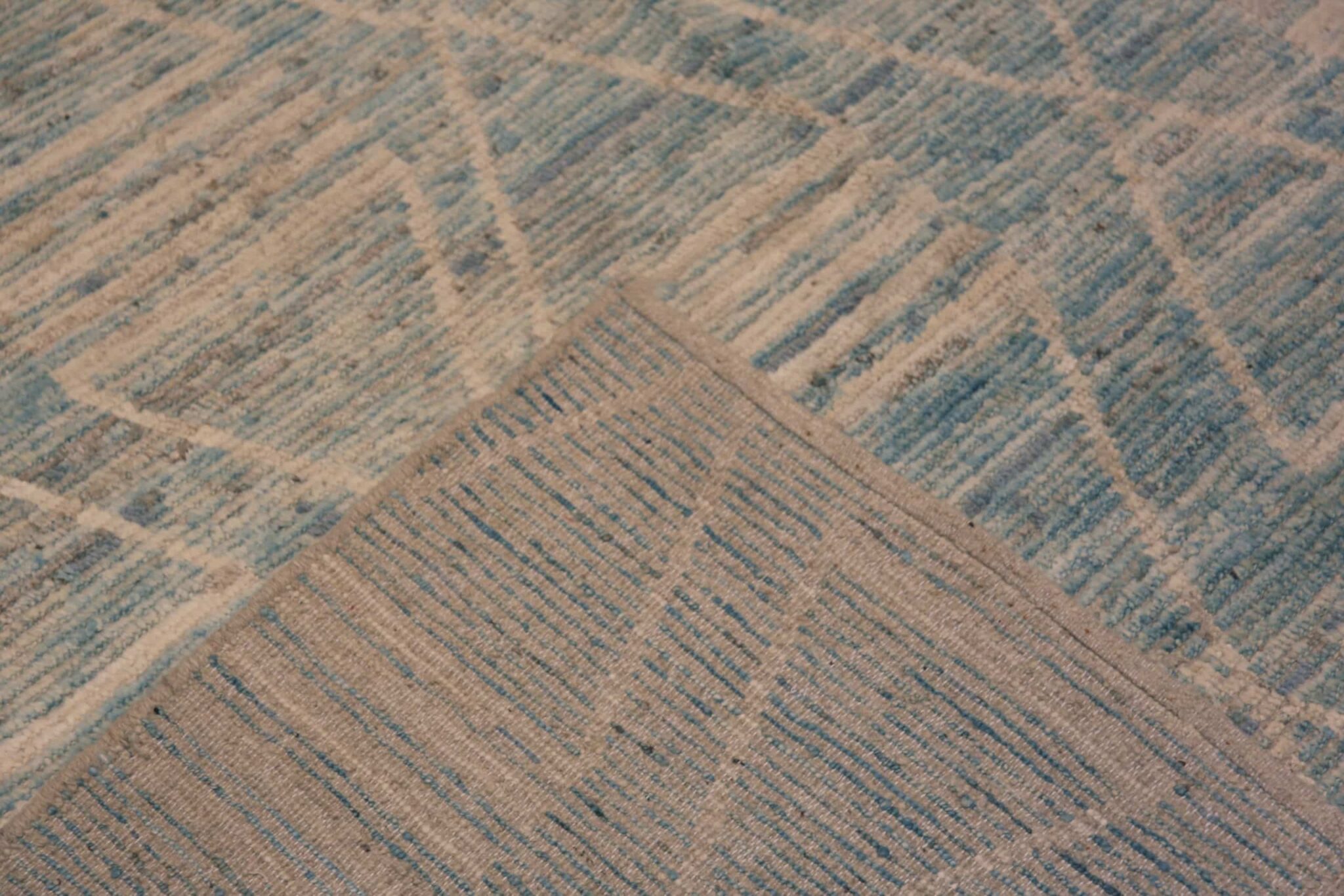 Amazing Large Washed Out Sky Blue Modern Area Rug 11757