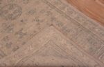 Weave of Light Neutral Grey Color Khotan Design Modern Hallway Runner Rug 11205 by Nazmiyal Antique rugs